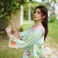 Mint Rose Elegance 2PC Pakistani Set in Light Green & Baby Pink | Premium Pastel Wear – Aminah Designs Aminah Designs