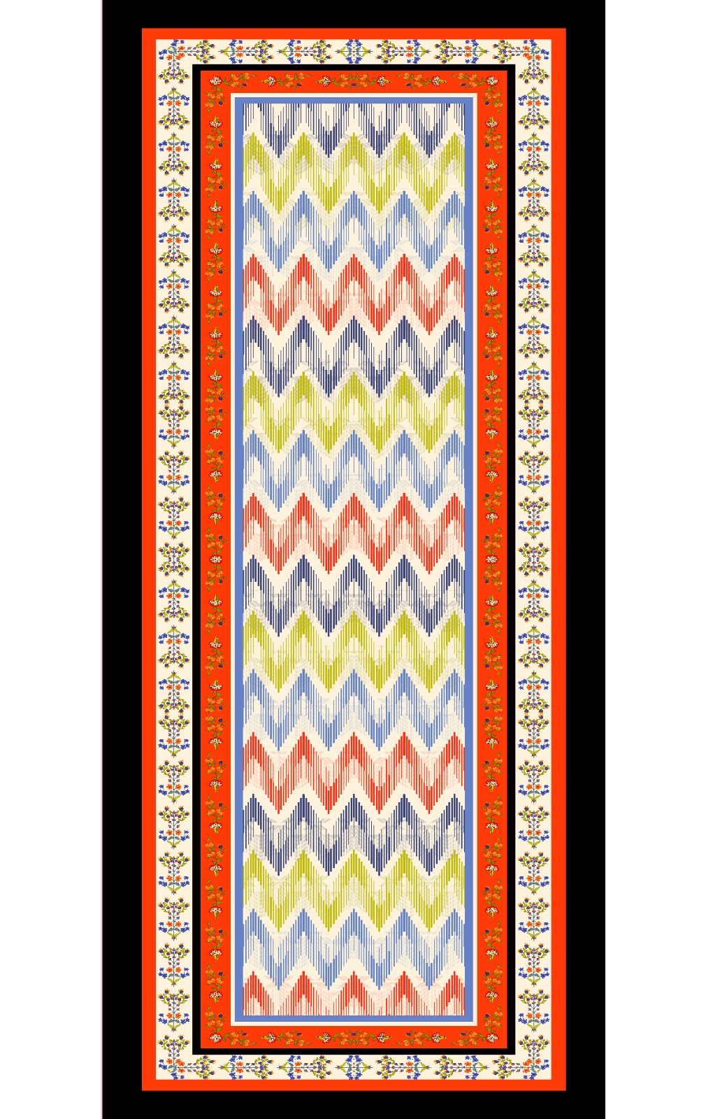 Beige Radiance Bloom 3PC Short Pakistani Printed Set with Dupatta | Trendy Ethnic Wear – Aminah Designs Aminah Designs