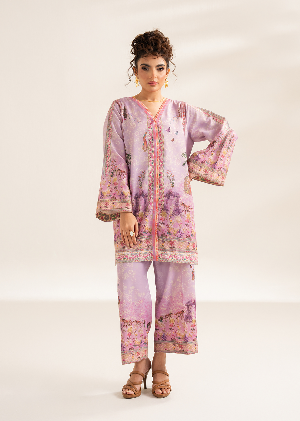 PINK AFFAIR 2 PC TURKISH CORDSET Aminah Designs