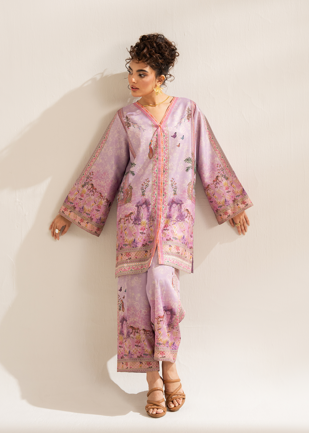 PINK AFFAIR 2 PC TURKISH CORDSET Aminah Designs