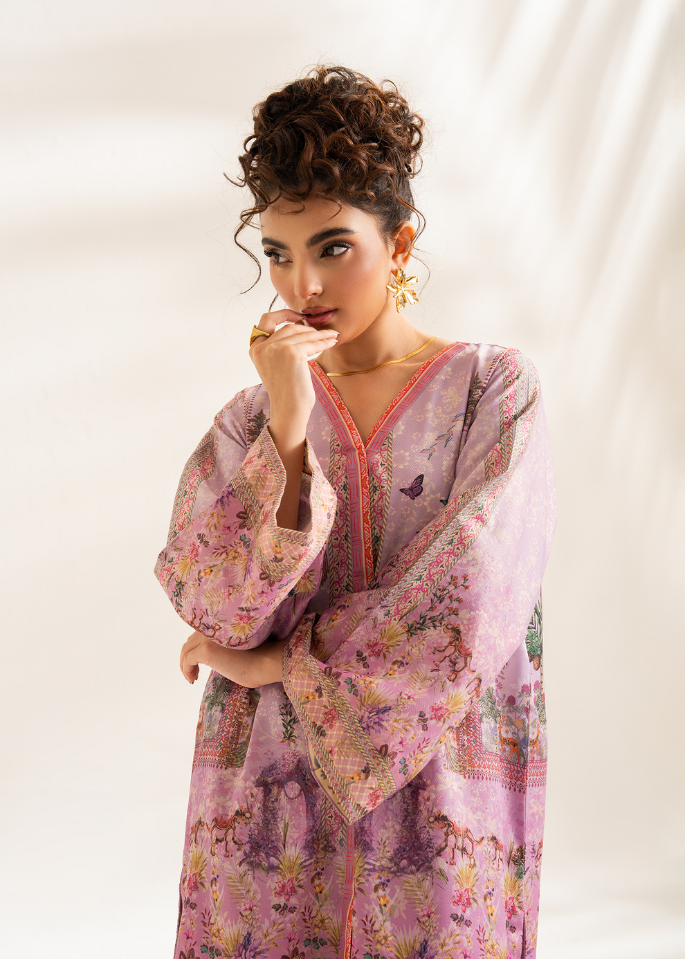 PINK AFFAIR 2 PC TURKISH CORDSET Aminah Designs