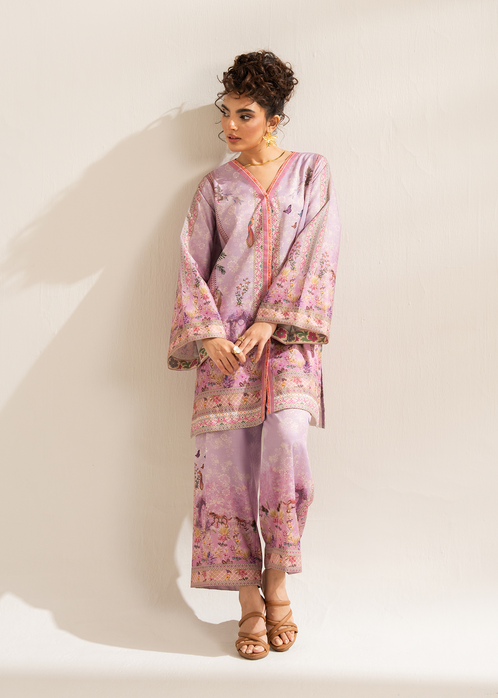 PINK AFFAIR 2 PC TURKISH CORDSET Aminah Designs