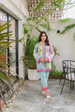 Multi color 2 pc turkish co-ord set for women Aminah Designs