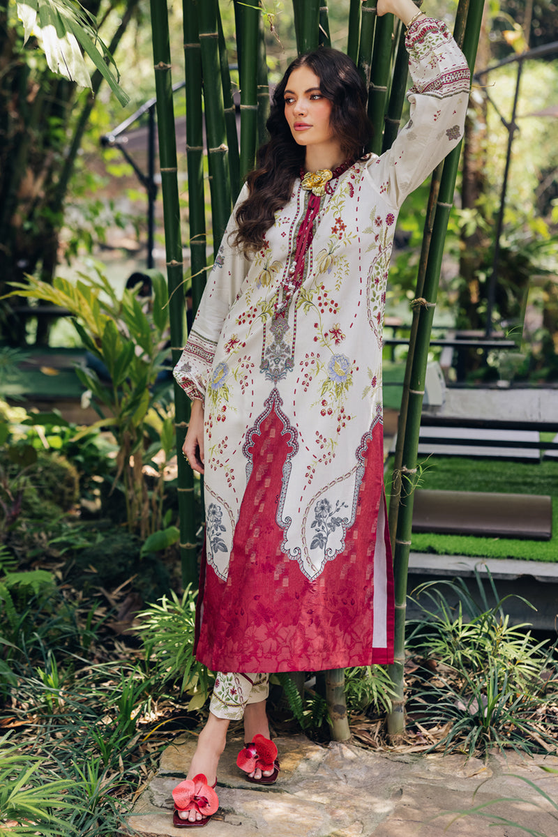 Premium Floral Printed Lawn Kurti for Women - Long Straight Designer Kurta | Summer casual Wear | Aminah Designs Aminah Designs
