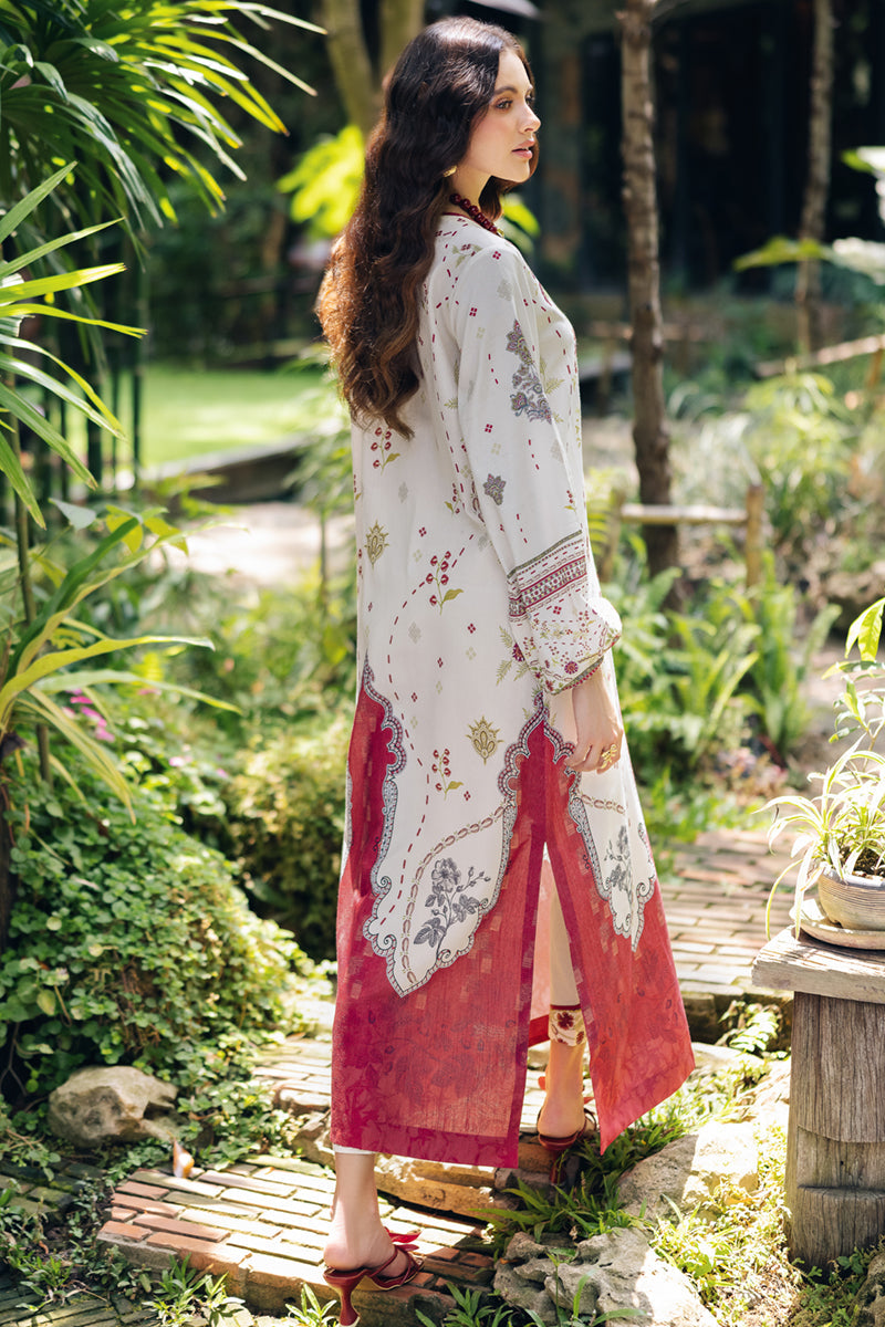 Premium Floral Printed Lawn Kurti for Women - Long Straight Designer Kurta | Summer casual Wear | Aminah Designs Aminah Designs