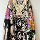 Pure muslin semi stitched shirt with beautiful digital print with crocia laces and mirror works