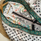 Pure muslin semi stitched shirt with beautiful paksitani print with stone mirror & crocia laces work