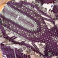 Pure muslin Pakistani printed semi stitch shirt with beautiful laces & mirror works