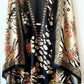 Pure muslin semi stitched shirt with beautiful Pakistani print with laces & mirror work