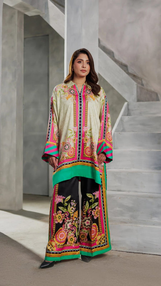 Garden Royalty – Turkish Printed Cord Set