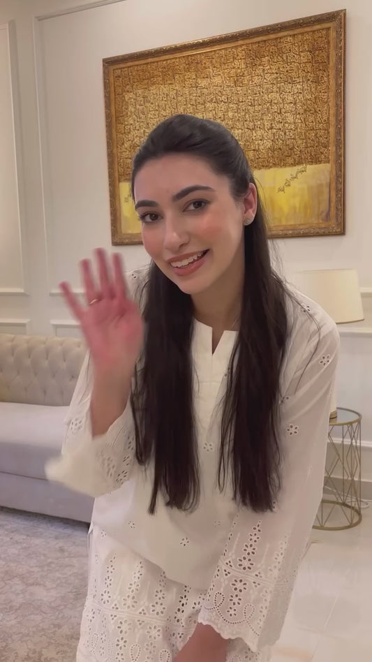 Muslin 3PC Pakistani Print Set with Dupatta in Lemon Yellow | Premium Ethnic Wear – Aminah Designs