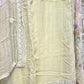 MUSTARD COLOR 3 PC SET UNSTITCHED FULLY EMBROIDERED WITH DUPATTA