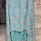 BLUE COLOR 3 PC FULLY EMBROIDERED DRESS UNSTITCH WITH BEAUTIFUL PRINTED DUPATTA