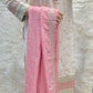 3 PC SET WHITE AND PINK UNDER 1500