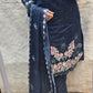 NAVY BLUE 3 PC READYTOWEAR DRESS UNDER 1500