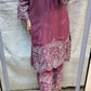 Pure Giza cotton 2 pc embroidery cord set