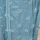 UNSTITCHED 3PC SET HEAVILY EMBROIDERED PARTY WEAR DRESS