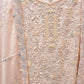 PINK HEAVILY EMBROIDERED 3 PC UNSTITCHED DRESS WITH HEAVY WORK ON DUPATTA