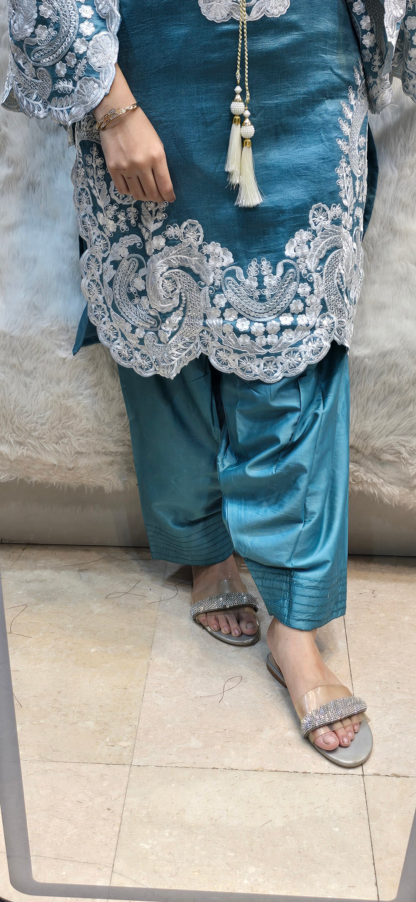 READYTOWEAR FARSHI SHALWAR 3pc set
