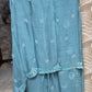 UNSTITCHED 3PC SET HEAVILY EMBROIDERED PARTY WEAR DRESS