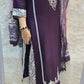 3 pc pure giza cotton embroidered set with dupatta