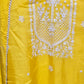 HALDI SPECIAL YELLOW 3 PC UNSTITCHED SET FULLY EMBROIDERED DRESS