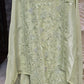 MEHENDI SPECIAL GREEN COLOR EXCLUSIVE 3 PC SET FULLY EMBROIDERED DRESS