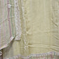 MUSTARD COLOR 3 PC SET UNSTITCHED FULLY EMBROIDERED WITH DUPATTA