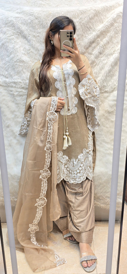 READYTOWEAR FARSHI SHALWAR 3pc set