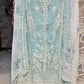 3 PC SEMI STITCHED FULLY EMBROIDERED DRESS WITH PURE PRINTED DUPATTA