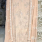 PEACH COLOR 3 PC UNSTITCHED DRESS WITH BEAUTIFUL INTRICATE EMBROIDERY WITH FULLY EMBROIDERED DUPATTA