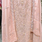 PINK HEAVILY EMBROIDERED 3 PC UNSTITCHED DRESS WITH HEAVY WORK ON DUPATTA