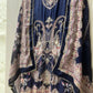 Midnight Sapphire Pure Muslin Unstitched 3-Piece Set with Ornate Digital Prints | Aminah Designs - Aminah Designs