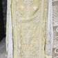 MUSTARD COLOR 3 PC SET UNSTITCHED FULLY EMBROIDERED WITH DUPATTA