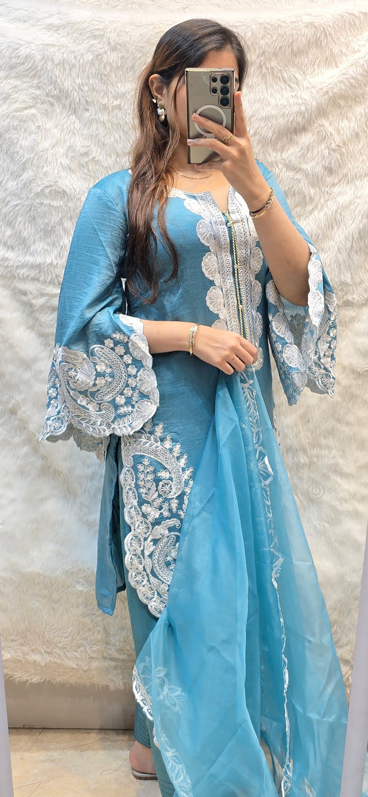 READYTOWEAR FARSHI SHALWAR 3pc set