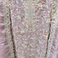 PURPLE 3 PC FULLY EMBROIDERED DRESS WITH HANDWORK DETAILS DRESS