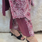 Pure Giza cotton 2 pc embroidery cord set