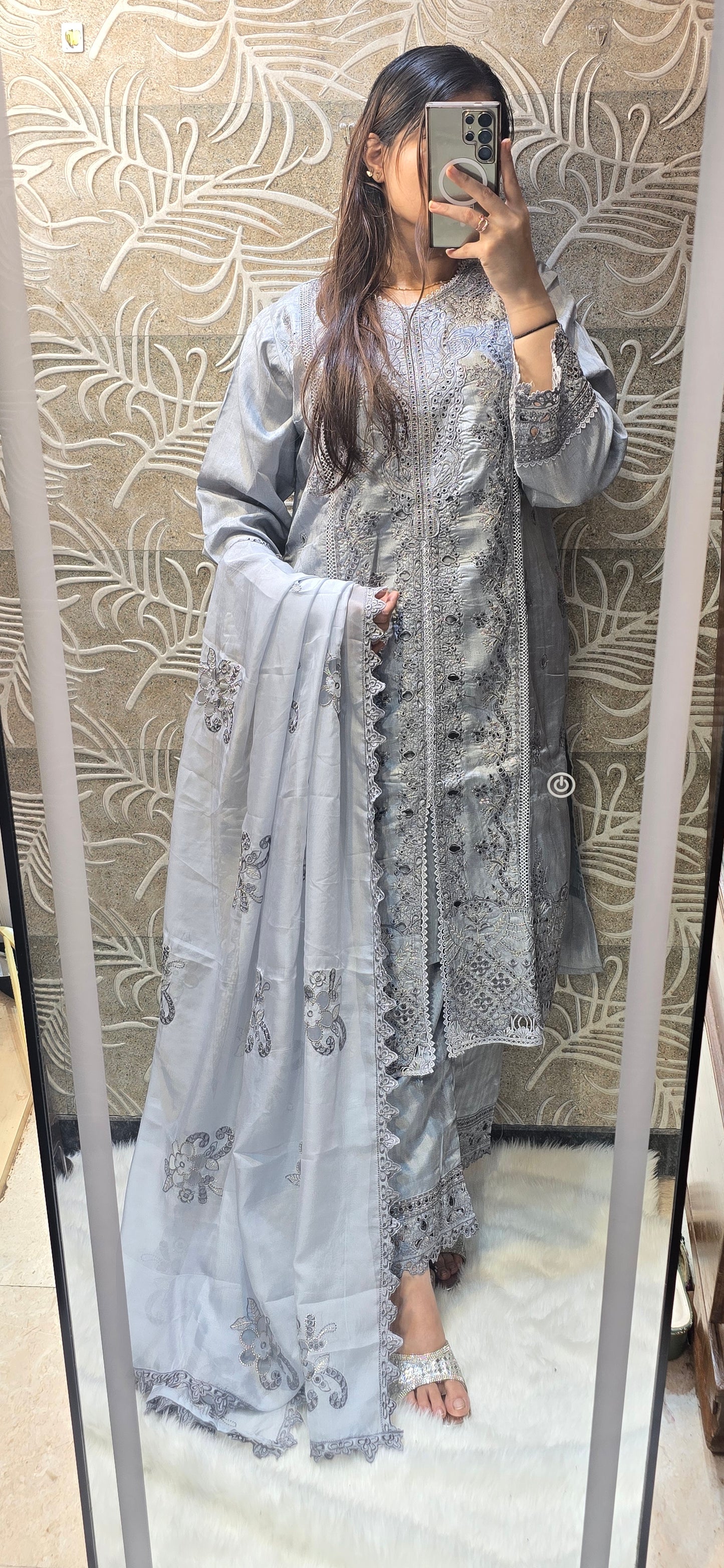 NOOR (cutwork 3 pc set readytowear)