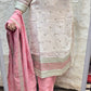 3 PC SET WHITE AND PINK UNDER 1500