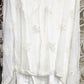 PURE WHITE 3 PC UNSTITCHED SET WITH HEAVY EMBROIDERY DRESS