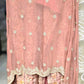 BEAUTIFUL SHADE 3 PC UNSTITCHED DRESS WITH HEAVY EMBROIDERY ON TOP AND DUPATTA