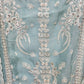 3 PC SEMI STITCHED FULLY EMBROIDERED DRESS WITH PURE PRINTED DUPATTA