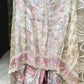 MULTICOLOR 3 PC HEAVY EMBROIDERED UNSTITCHED DRESS IN LUXURY IMPORTED FABRIC