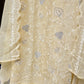 YELLOW COLOR 3 PC UNSTITCHED FULLY EMBROIDERED DRESS WITH BEAUTIFUL EMBROIDERED DUPATTA