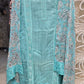BLUE COLOR 3 PC FULLY EMBROIDERED DRESS UNSTITCH WITH BEAUTIFUL PRINTED DUPATTA