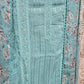 BLUE COLOR 3 PC FULLY EMBROIDERED DRESS UNSTITCH WITH BEAUTIFUL PRINTED DUPATTA