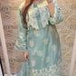 JACKET STYLE 3 PC READYTOWEAR FULLY EMBROIDERED PAKISTANI DESIGN